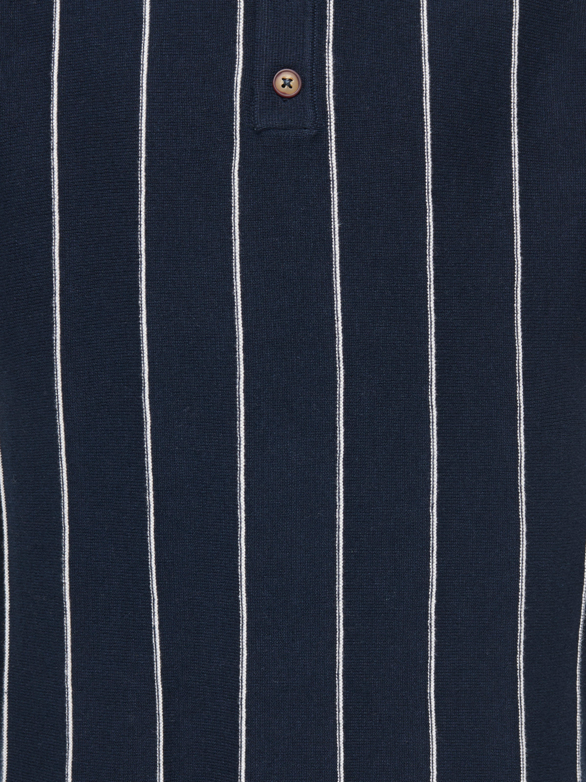 OSJSAIM STRIPE POLO KNT navy