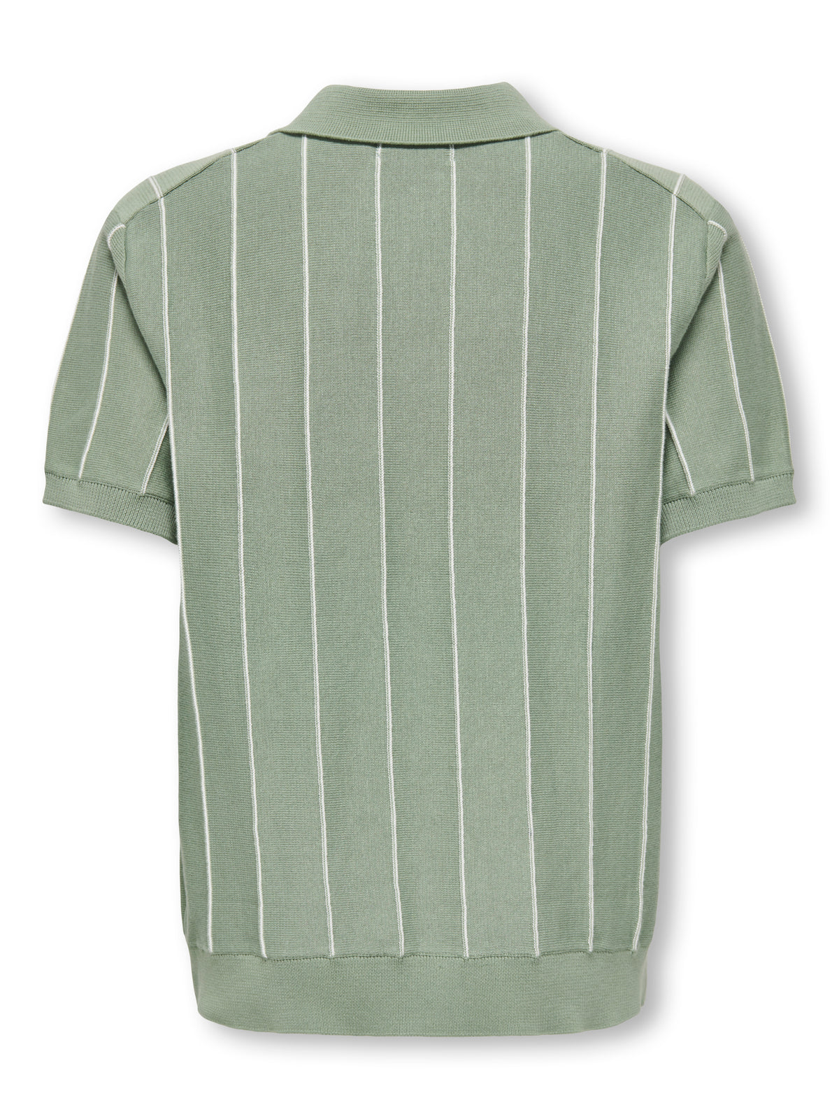 OSJSAIM STRIPE POLO KNT groen