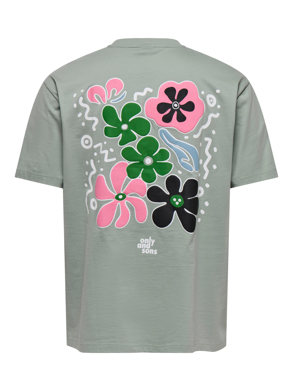 OSJEUPHLORIC LIFE FLOWER TEE groen