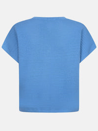 YD KNITTED TOP ELIN blauw