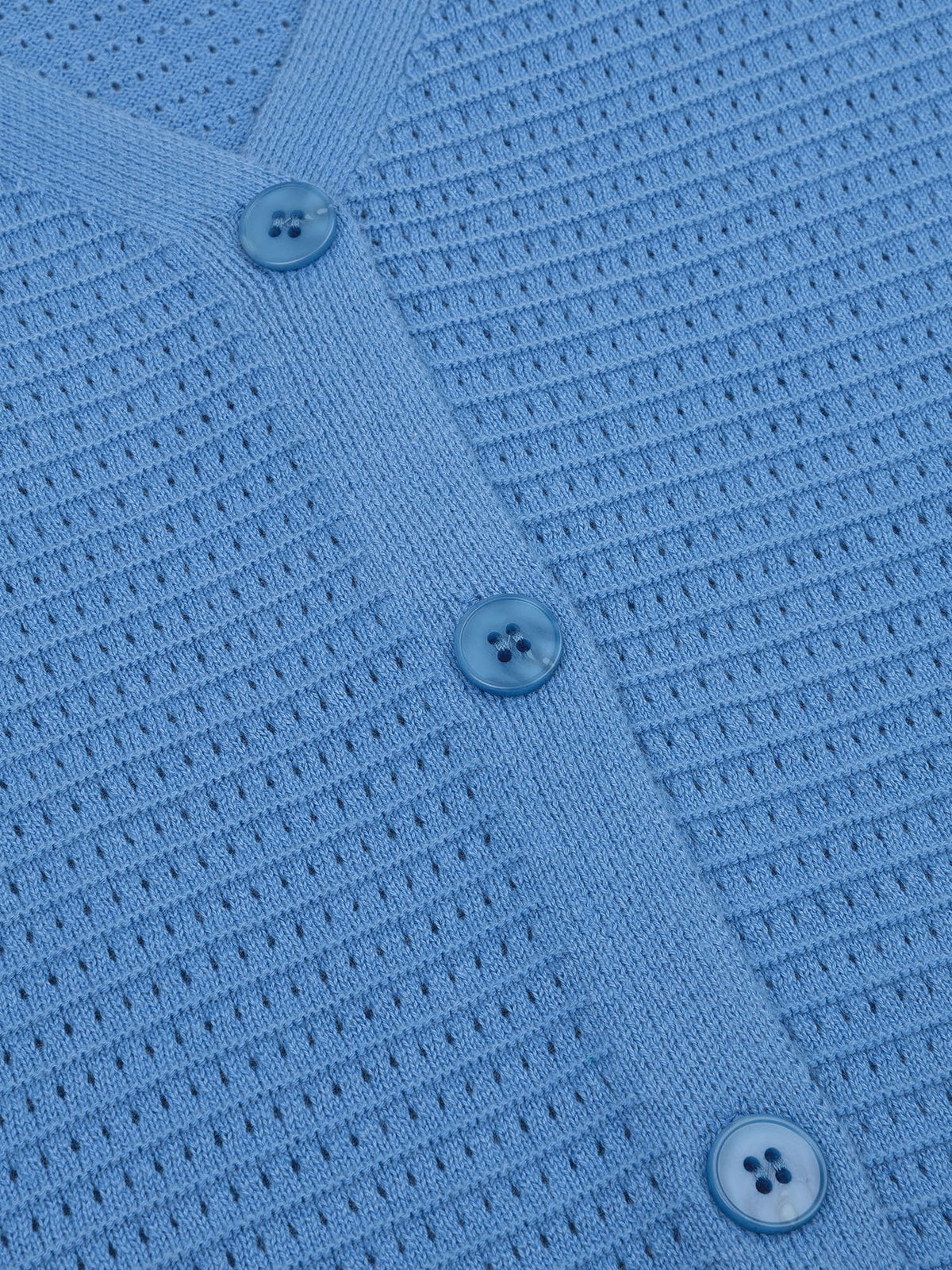 YD KNITTED TOP ELIN blauw