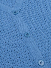 YD KNITTED TOP ELIN blauw