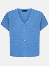 YD KNITTED TOP ELIN blauw