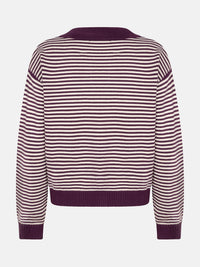 YD KNITTED SWEATER ELEANOR pruim