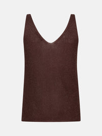 YD KNITTED TOP LUX bruin