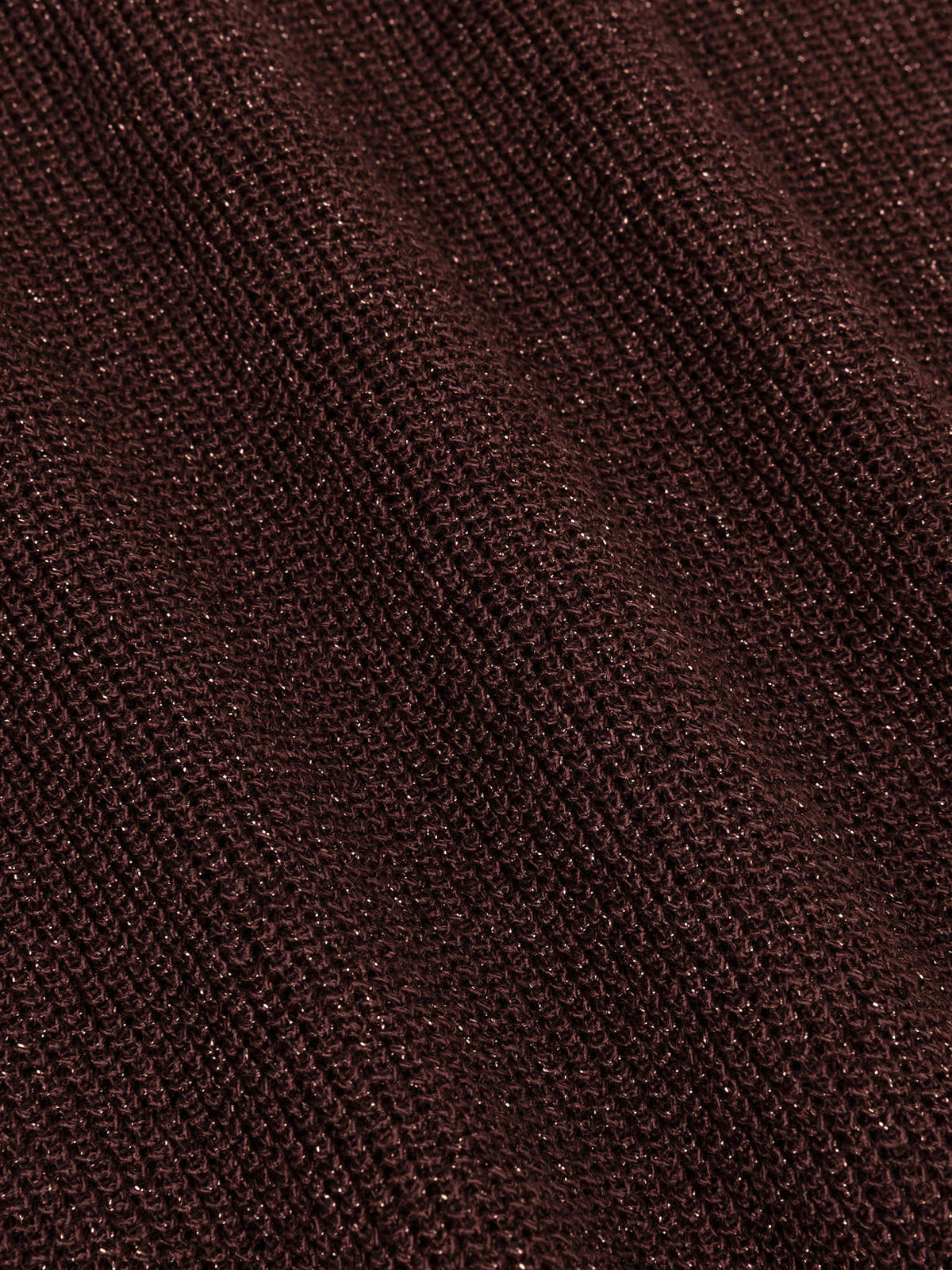YD KNITTED TOP LUX bruin