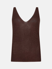 YD KNITTED TOP LUX bruin