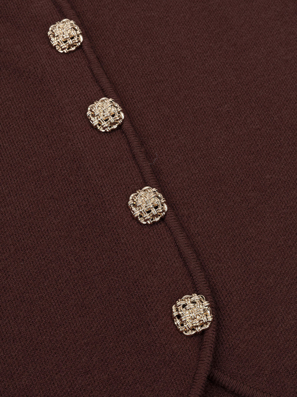 YD KNITTED TOP MELLA bruin