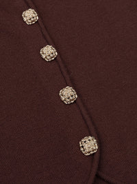 YD KNITTED TOP MELLA bruin