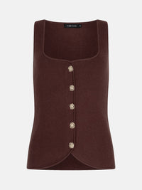 YD KNITTED TOP MELLA bruin