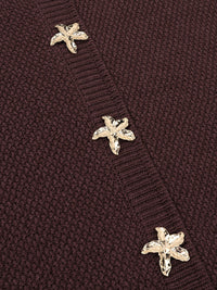 YD KNITTED TOP MONA bruin
