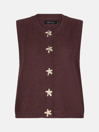 YD KNITTED TOP MONA bruin