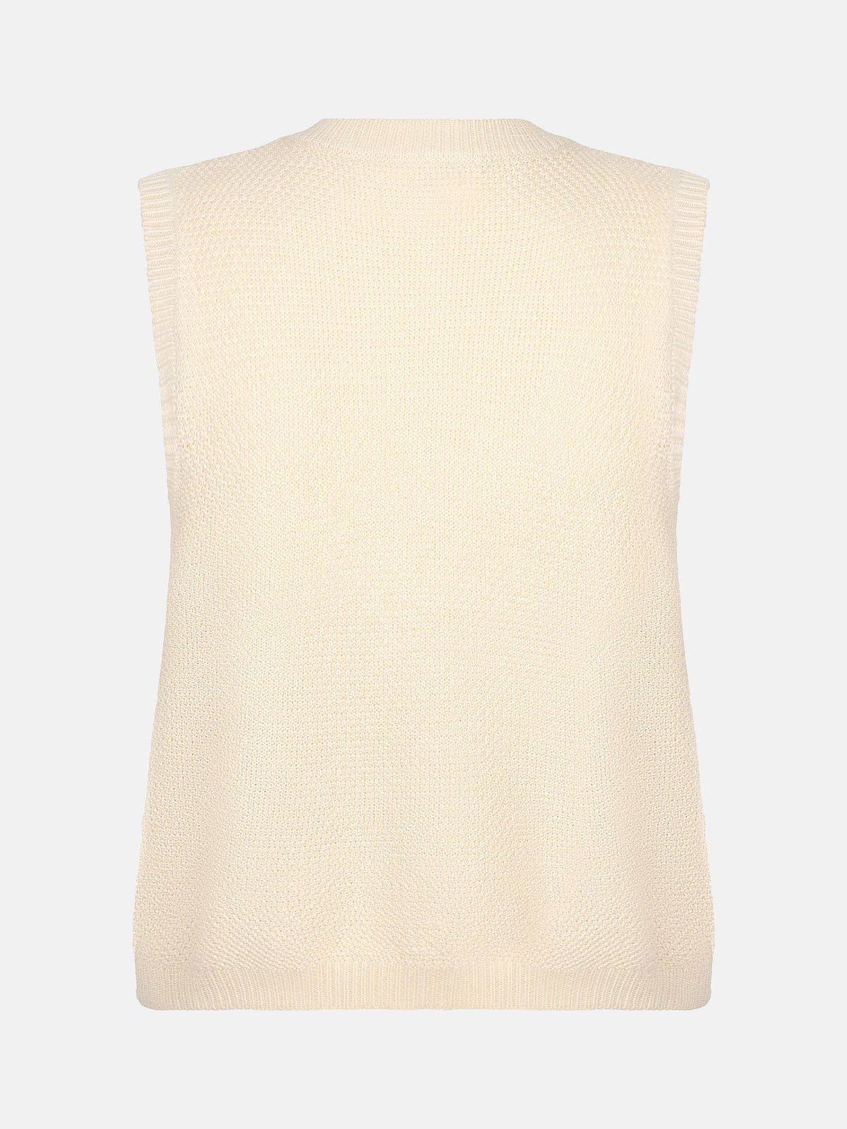 YD KNITTED TOP MONA ecru