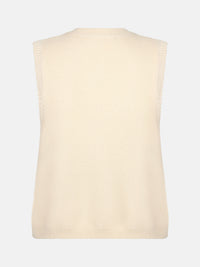 YD KNITTED TOP MONA ecru