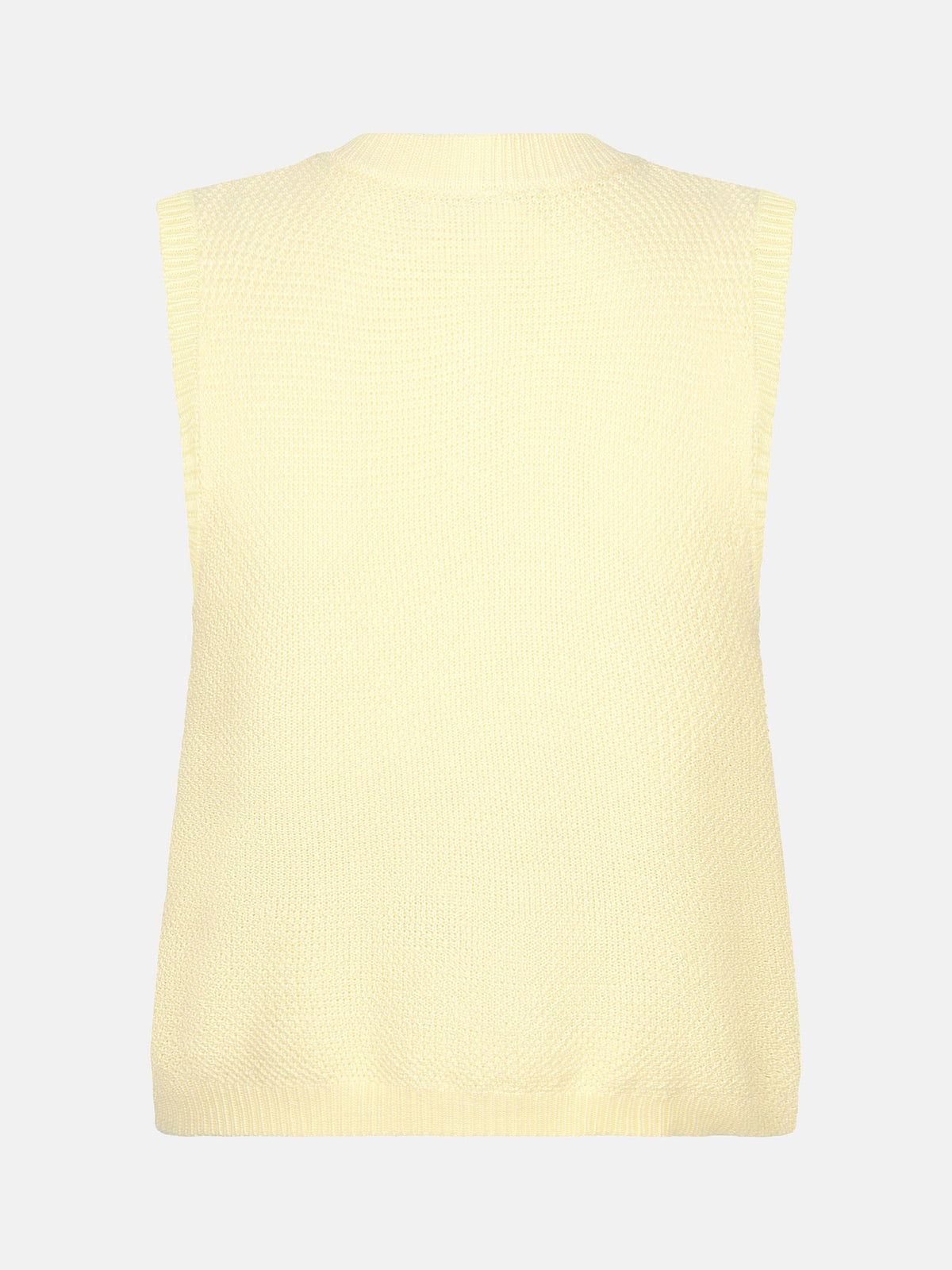 YD KNITTED TOP MONA geel