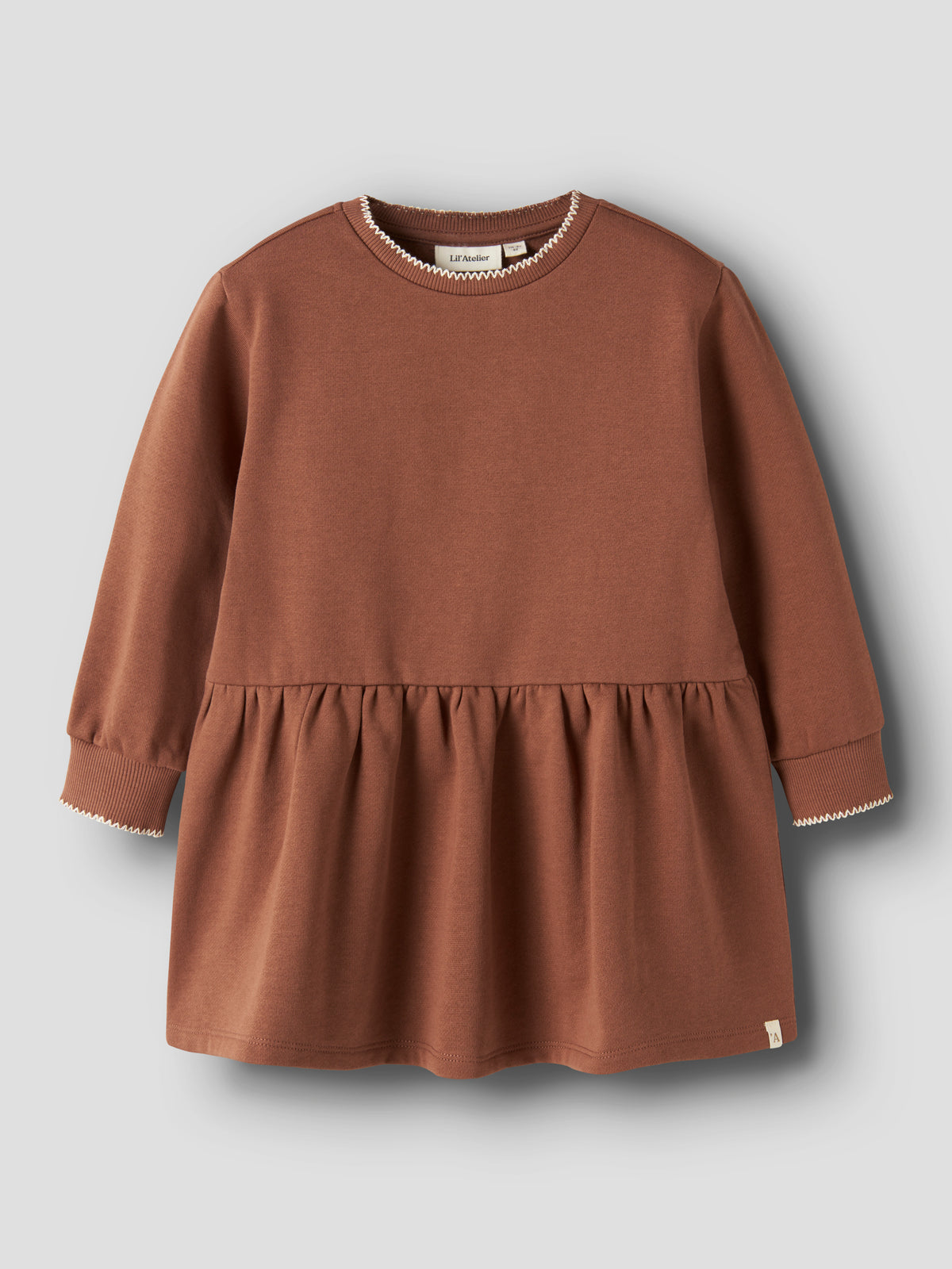 NMFKILANO SWEAT DRESS roest