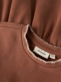 NMFKILANO SWEAT DRESS roest