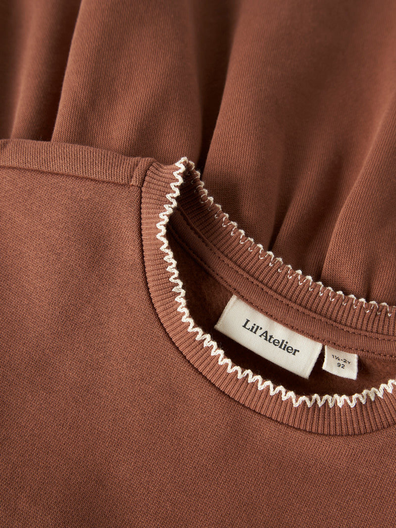 NMFKILANO SWEAT DRESS roest