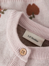 NBFLULIO CARDIGAN roze