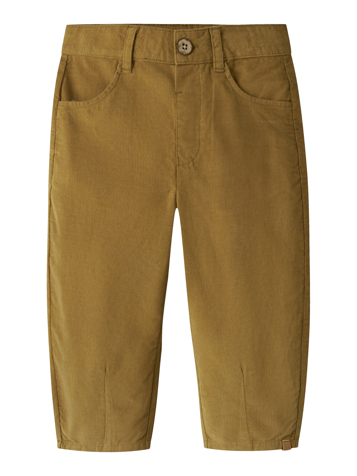 NMMODEN BARREL PANT mosterd