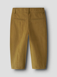 NMMODEN BARREL PANT mosterd