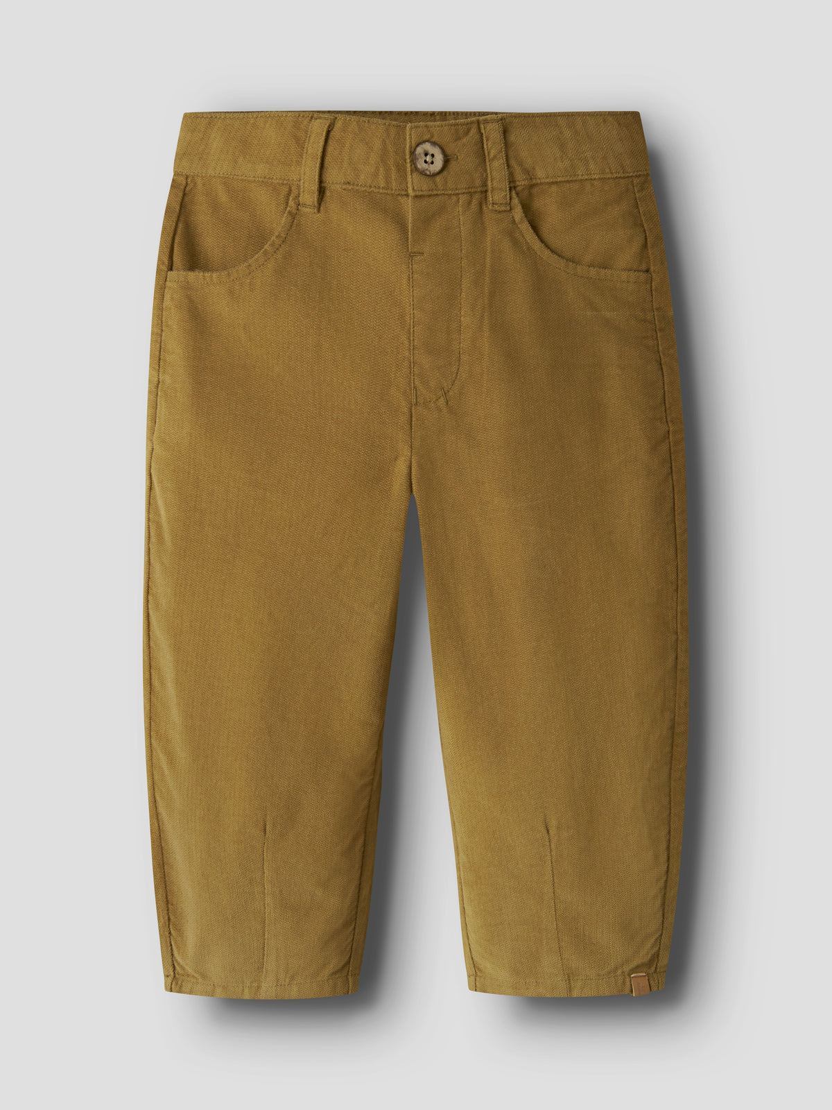 NMMODEN BARREL PANT mosterd