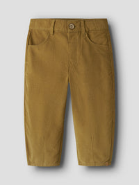NMMODEN BARREL PANT mosterd