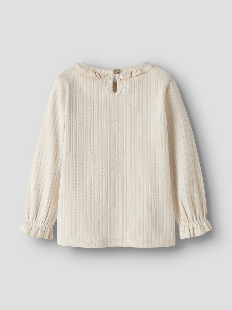 NMFONELA  SLIM TOP gebroken wit