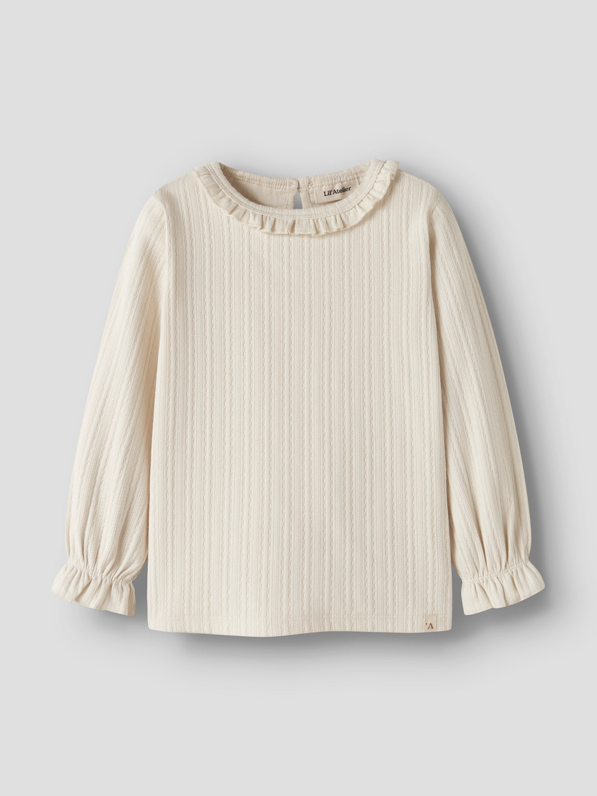 NMFONELA  SLIM TOP gebroken wit