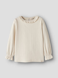 NMFONELA  SLIM TOP gebroken wit