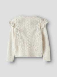 NMFGALTO CARDIGAN ecru