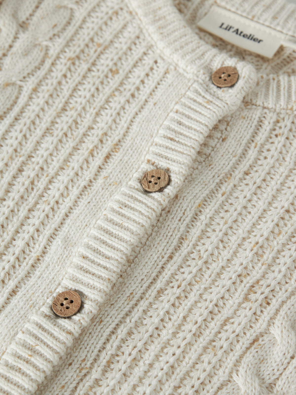 NMFGALTO CARDIGAN ecru