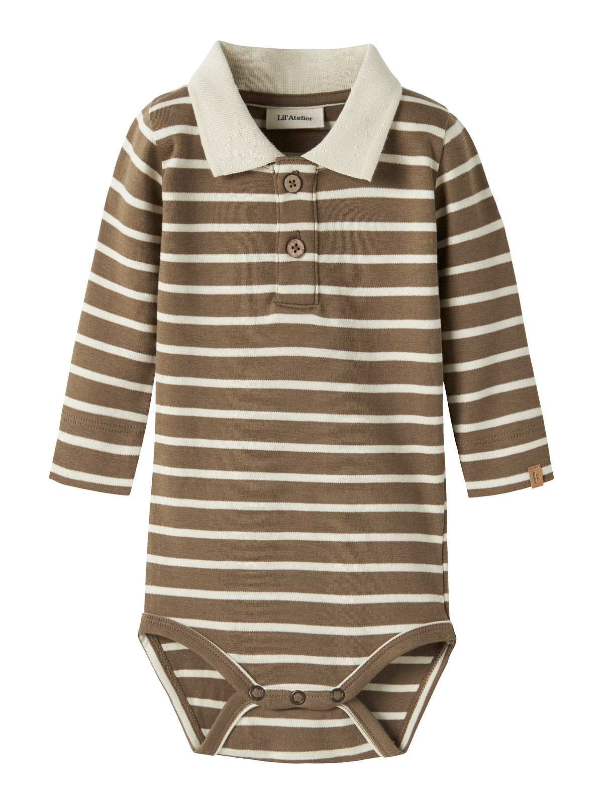 NBMLIMIA  POLO BODY bruin/ streep