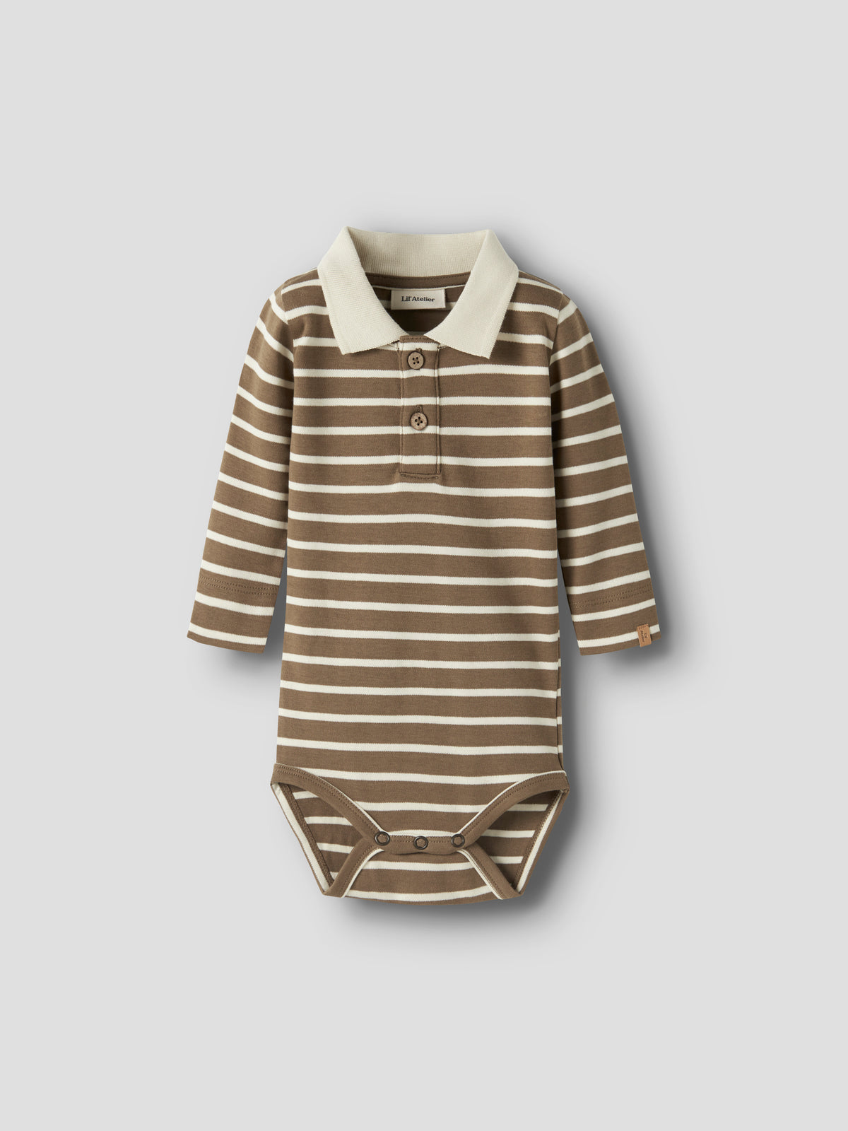 NBMLIMIA  POLO BODY bruin/ streep