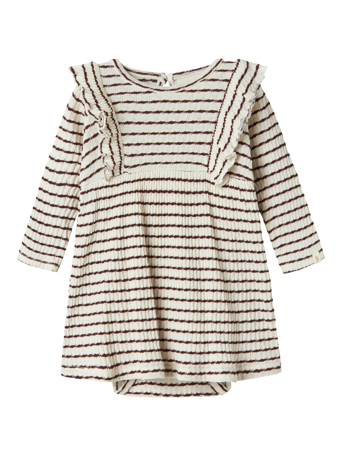 NBFOSOPHIA DRESS ecru/rood