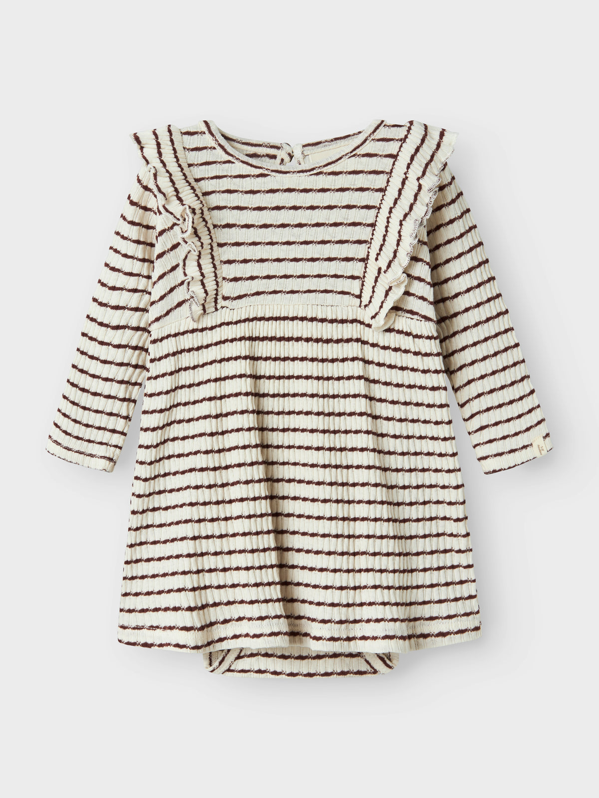 NBFOSOPHIA DRESS ecru/rood