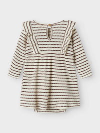 NBFOSOPHIA DRESS ecru/rood