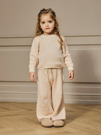 NMFNADIE WIDE KNIT PANT roze