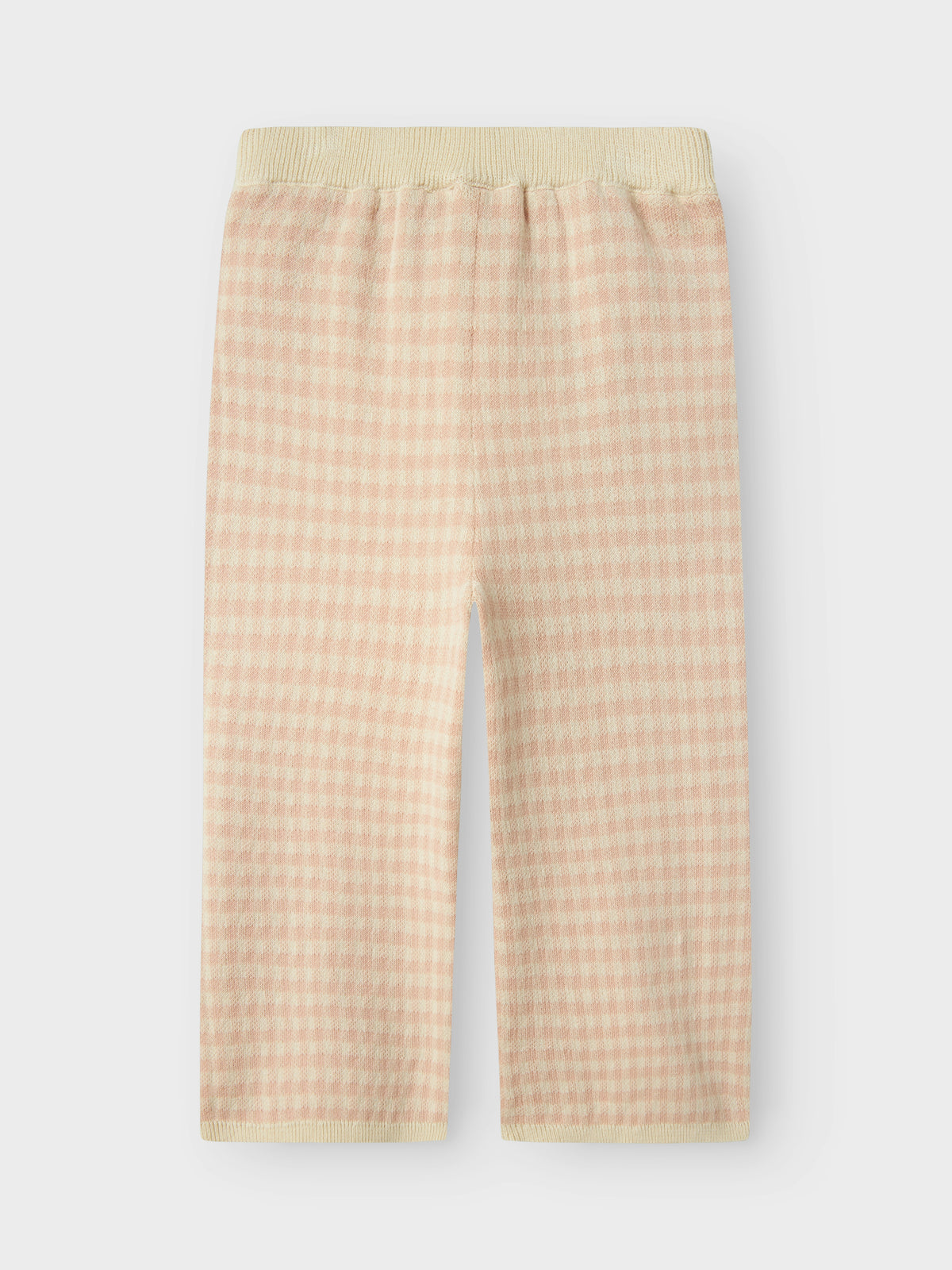 NMFNADIE WIDE KNIT PANT roze