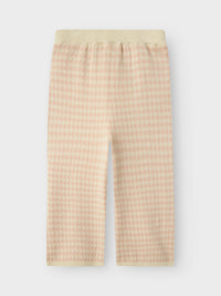 NMFNADIE WIDE KNIT PANT roze