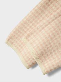NMFNADIE WIDE KNIT PANT roze