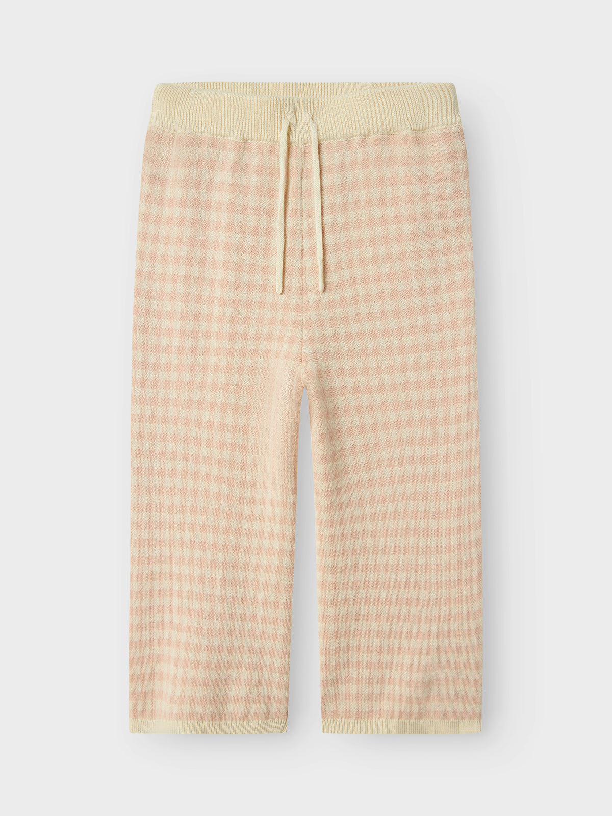 NMFNADIE WIDE KNIT PANT roze