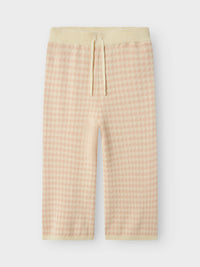 NMFNADIE WIDE KNIT PANT roze