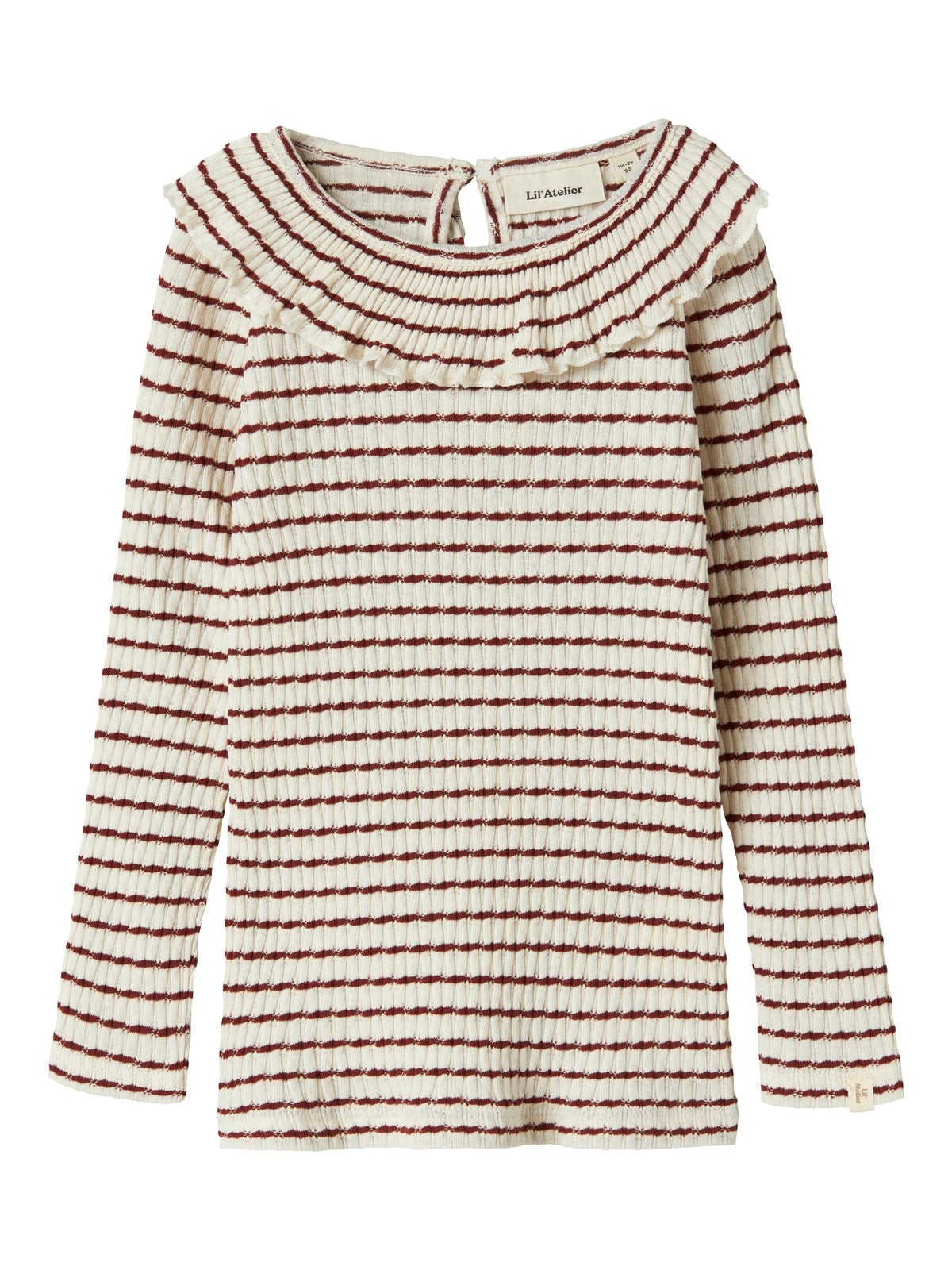 NMFOSOPHIA TOP LIL ecru/bruin