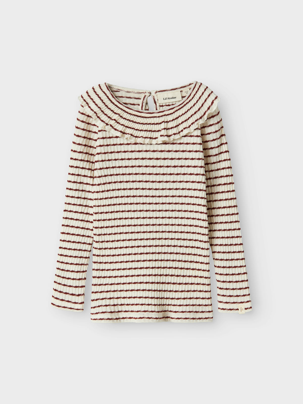 NMFOSOPHIA TOP LIL ecru/bruin