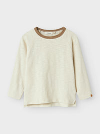 NMMORVILLE LS LOOSE TOP ecru