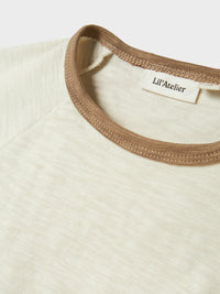 NMMORVILLE LS LOOSE TOP ecru