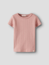 NMFFALINA SLIM TOP LIL roze