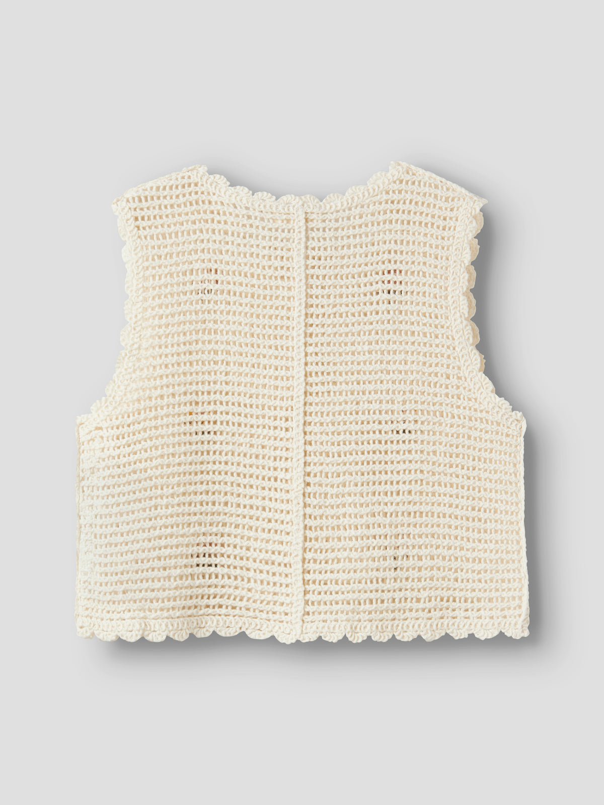 NMFFLORA VEST ecru