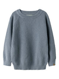 NMMFICO  LOOSE KNIT blauw